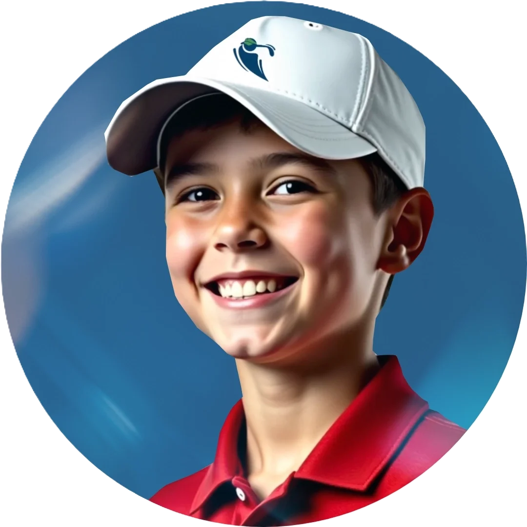 GOLFKIDS.FUN Golfer AndI| Bild: KI bearbeitet GOLFKIDS.FUN Golfer AndI | Bild: KI bearbeitet